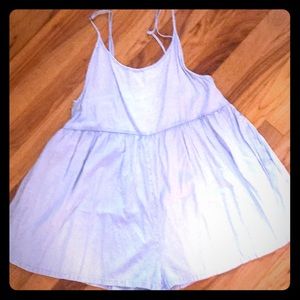 Billabong size PS light denim romper